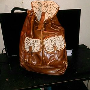 A cute lace backpack